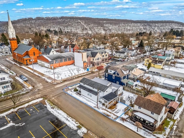 951 Buffalo St, City Of Franklin, PA 16323 - snowy aerial view with a residential view