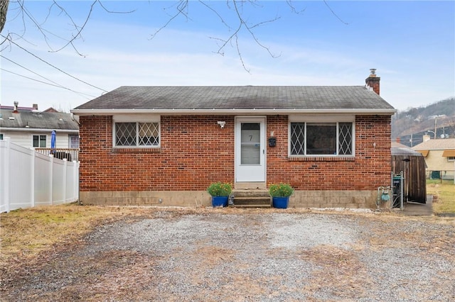 view of bungalow-style home