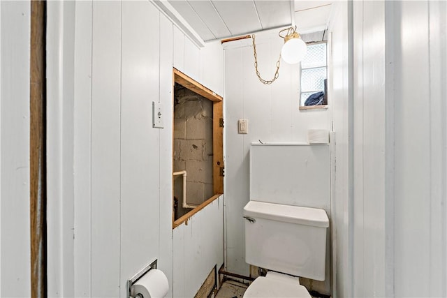 bathroom featuring toilet