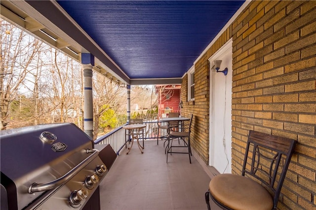 view of patio / terrace with grilling area