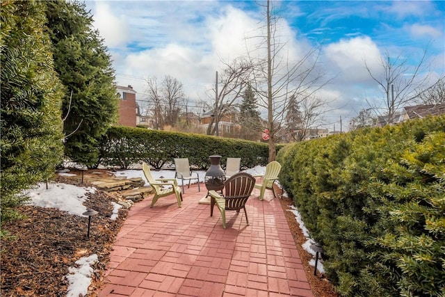 view of patio