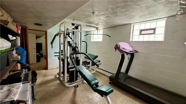 view of workout area