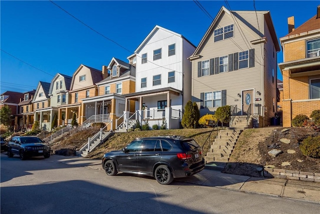 view of townhome / multi-family property