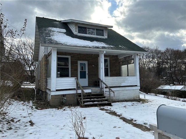 view of bungalow