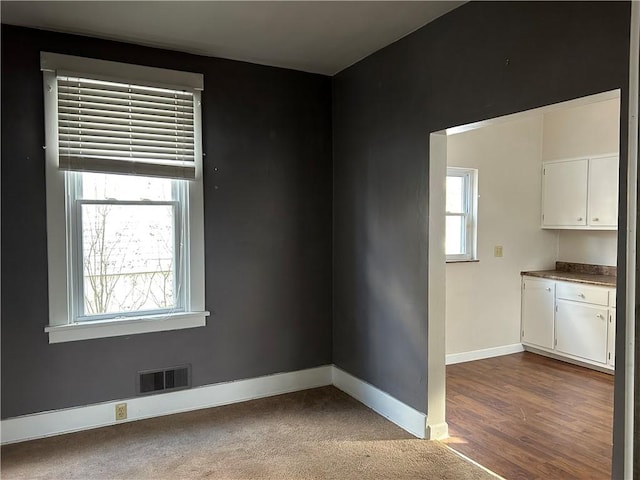 interior space with wood-type flooring