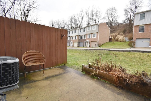 exterior space featuring central AC unit