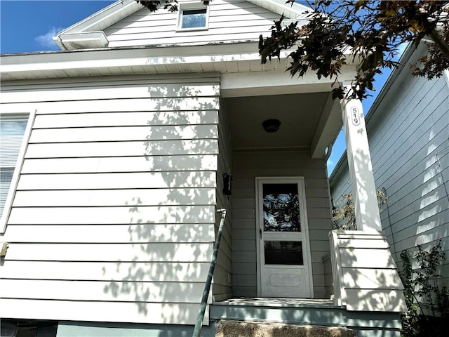 view of entrance to property