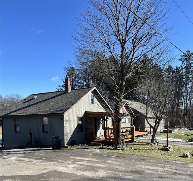 view of front of home