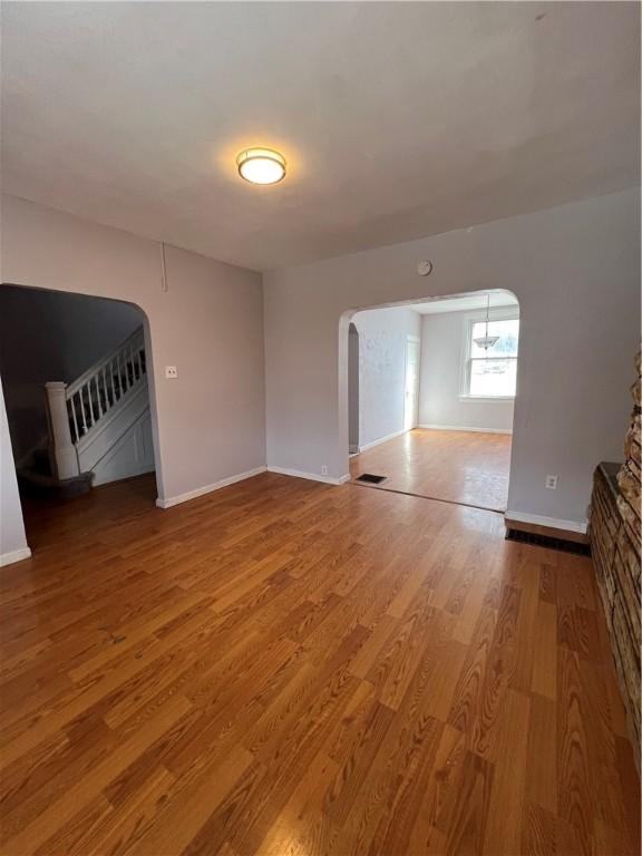 interior space featuring hardwood / wood-style floors