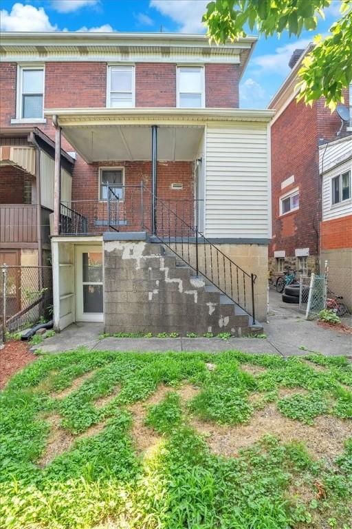 view of rear view of property