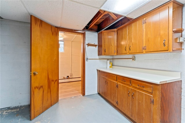 kitchen featuring a baseboard radiator