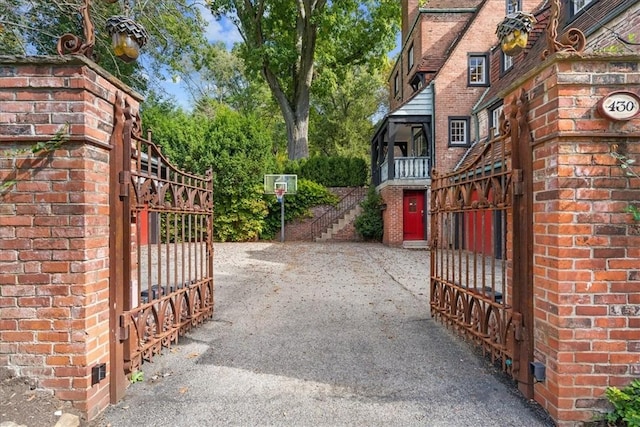 view of gate