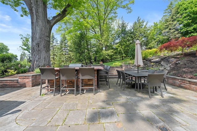 430 Woodland Rd, Edgeworth, PA 15143 - view of patio featuring view of scattered trees