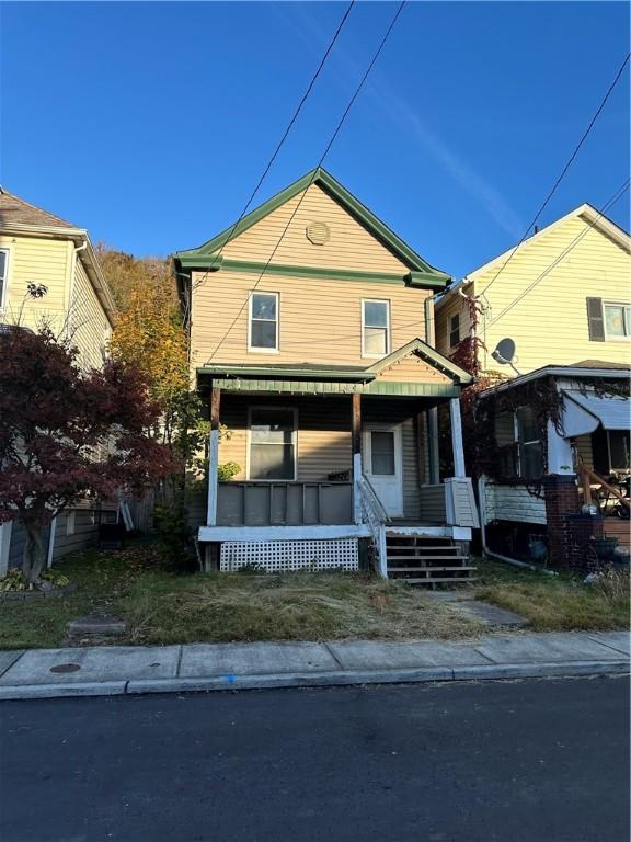 view of front facade with a porch