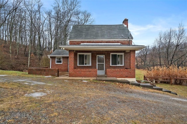 view of bungalow-style home