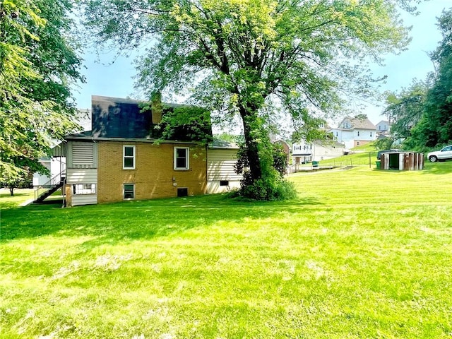 119 Whitestown Rd, Twp Of But Se, PA 16045 - view of grassy yard with stairway
