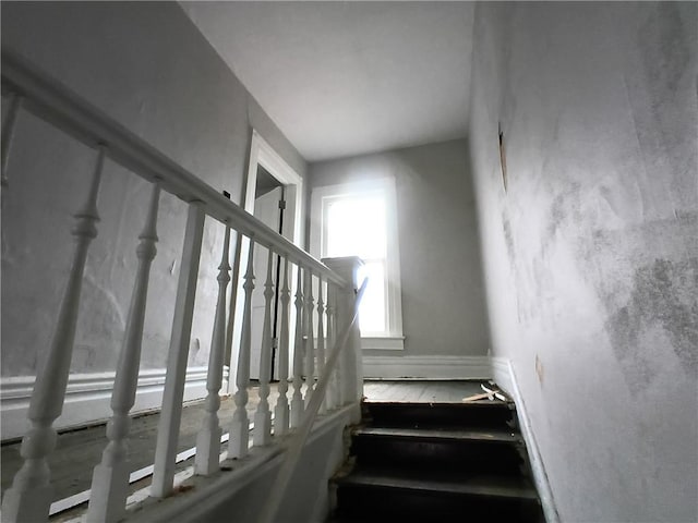 view of staircase