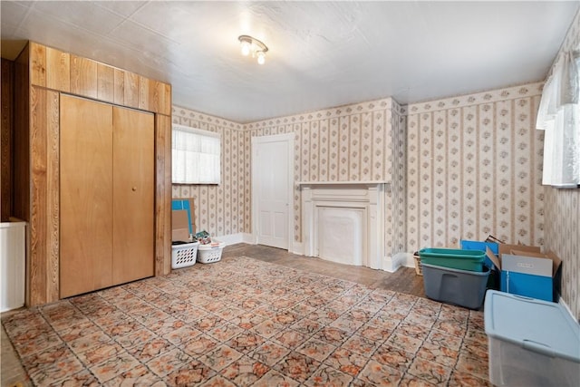 view of unfurnished living room