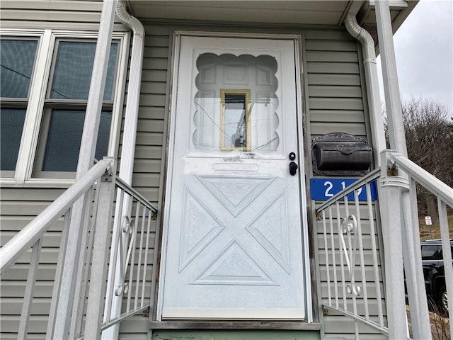 view of entrance to property