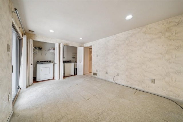 interior space featuring washer / clothes dryer