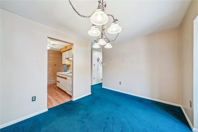 interior space with sink
