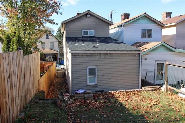 view of rear view of house