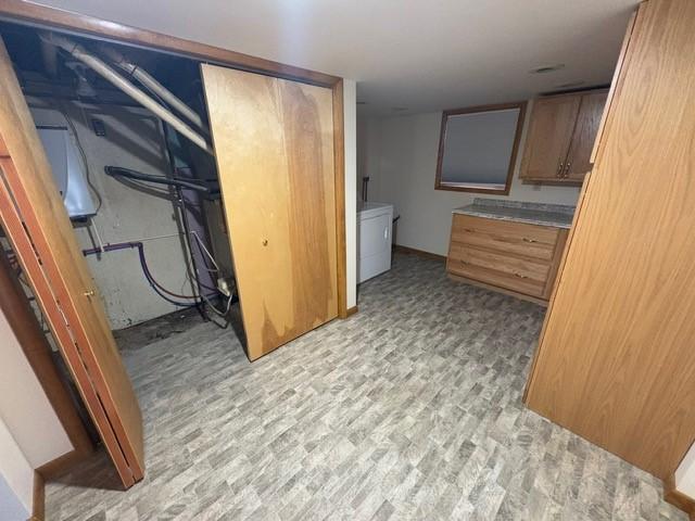 kitchen featuring washer / clothes dryer