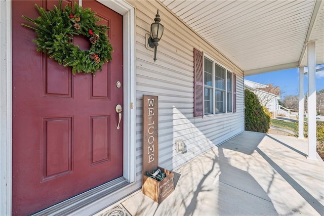 view of entrance to property