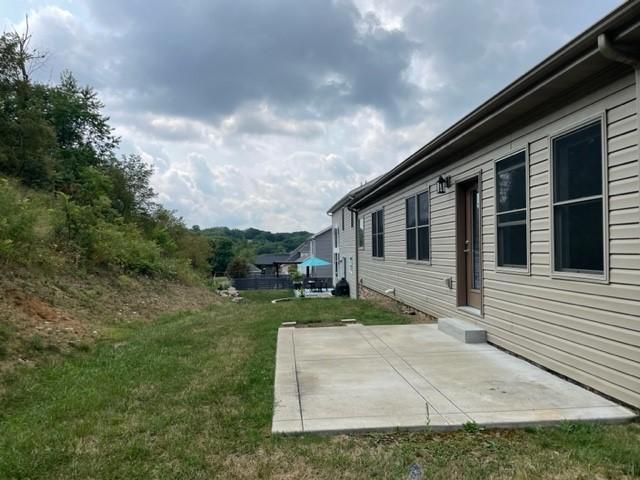 view of yard featuring a patio area