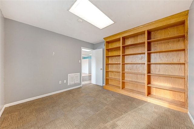 interior space featuring carpet flooring