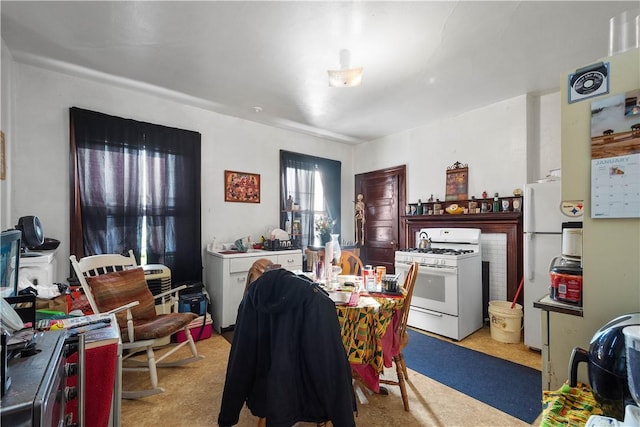 view of dining room