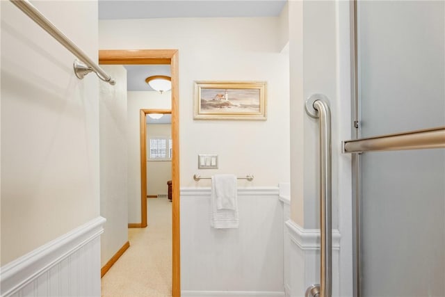 bathroom with walk in shower