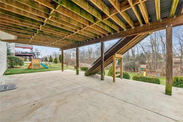 530 Peregrine Dr, North Huntingdon, PA 15642 - view of patio with a playground