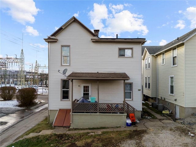 view of rear view of house