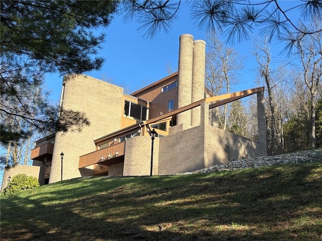 173 Alpine Heights Rd, Saltlick Twp, PA 15622 - back of house with a lawn