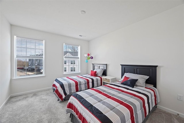 bedroom with carpet flooring