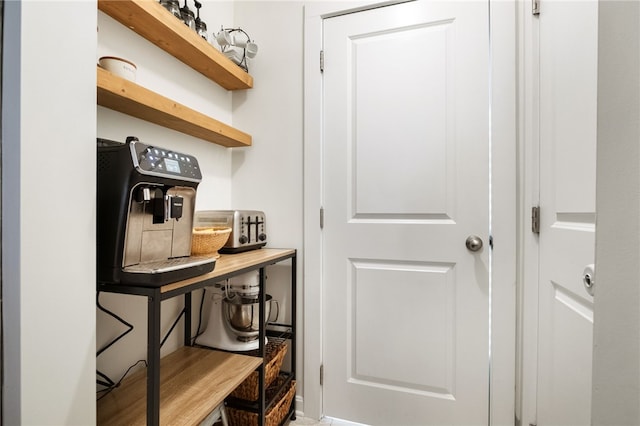 view of pantry
