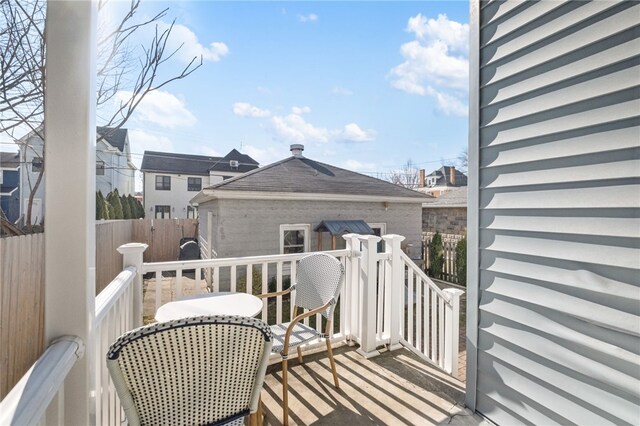 view of deck