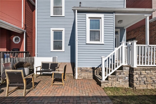 view of patio / terrace featuring an outdoor hangout area