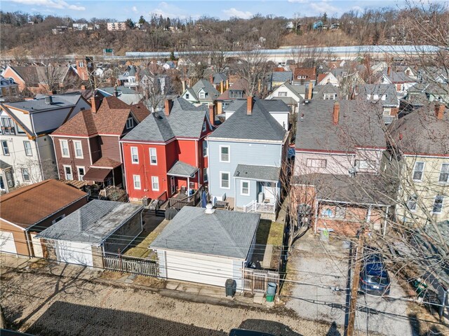 drone / aerial view