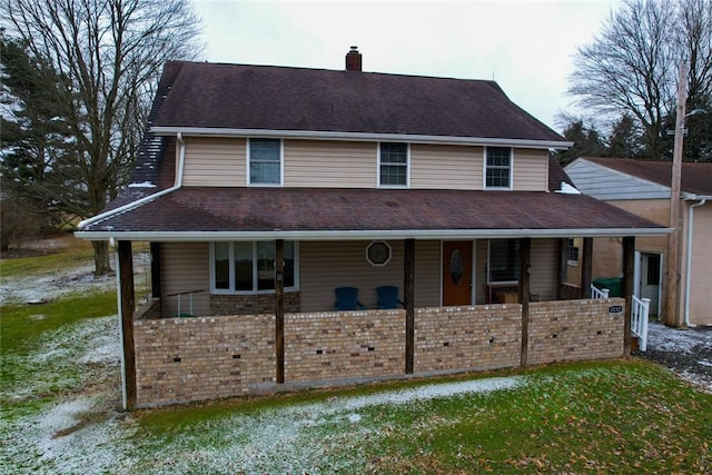 view of front of property