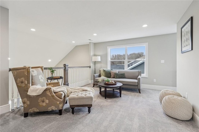 1045 Lakeside Dr, Mcdonald Wsh, PA 15057 - carpeted living room with vaulted ceiling