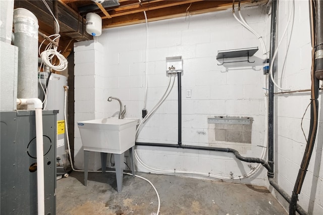 utilities with gas water heater