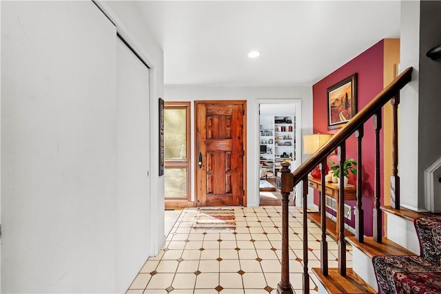 view of entrance foyer