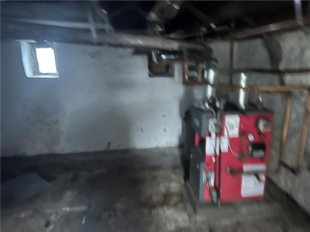 view of basement