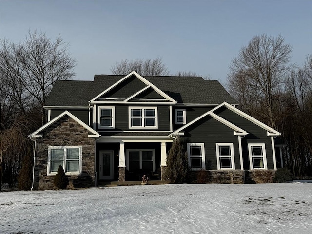 craftsman-style home with a porch