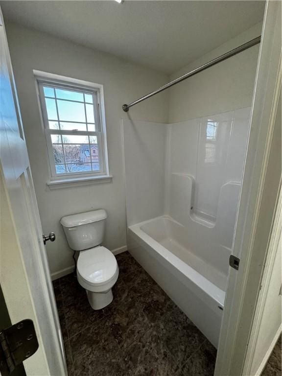 bathroom featuring toilet