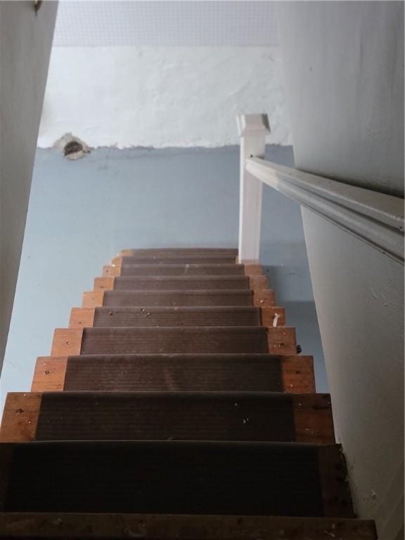 view of staircase