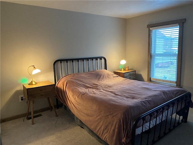 bedroom featuring carpet floors