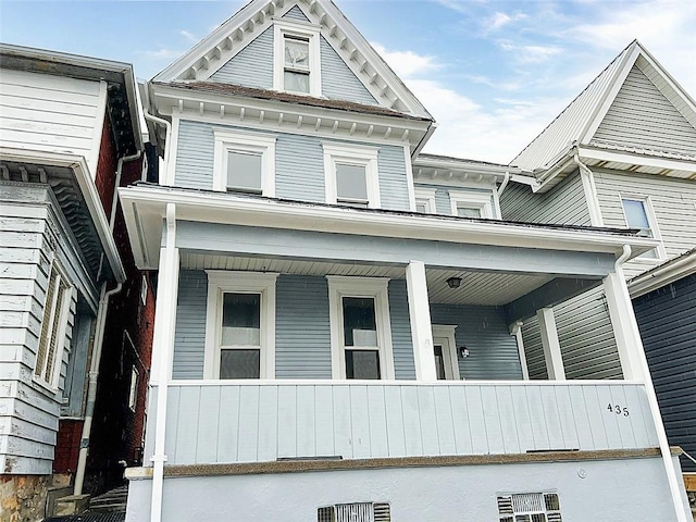 view of front of house featuring covered porch